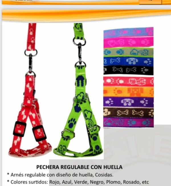 Pechera regulable con huella