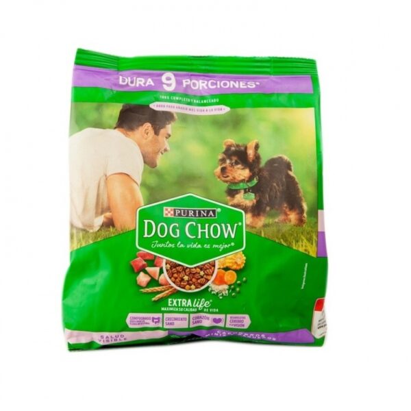 DOW CHOW CACHORRO razas minis y pequeñas 475g - 1Kg - 2Kg - 8Kg - 17Kg