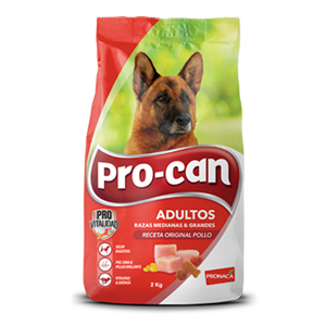 PROCAN ADULTO razas medianas y grandes 1Lb - 2Kg - 4Kg - 8Kg - 15Kg - 30Kg