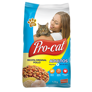 Pro-cat adulto original 1Lb - 1.5Kg - 15Kg