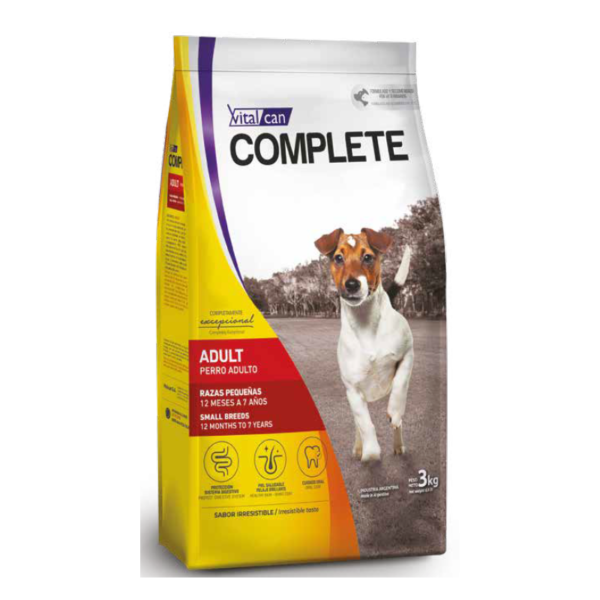 COMPLETE DOG ADULTO razas pequeñas 3Kg - 7.5Kg