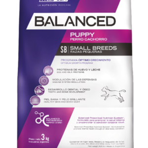 BALANCED PUPPY RAZAS PEQUEÑAS 1Kg - 3Kg