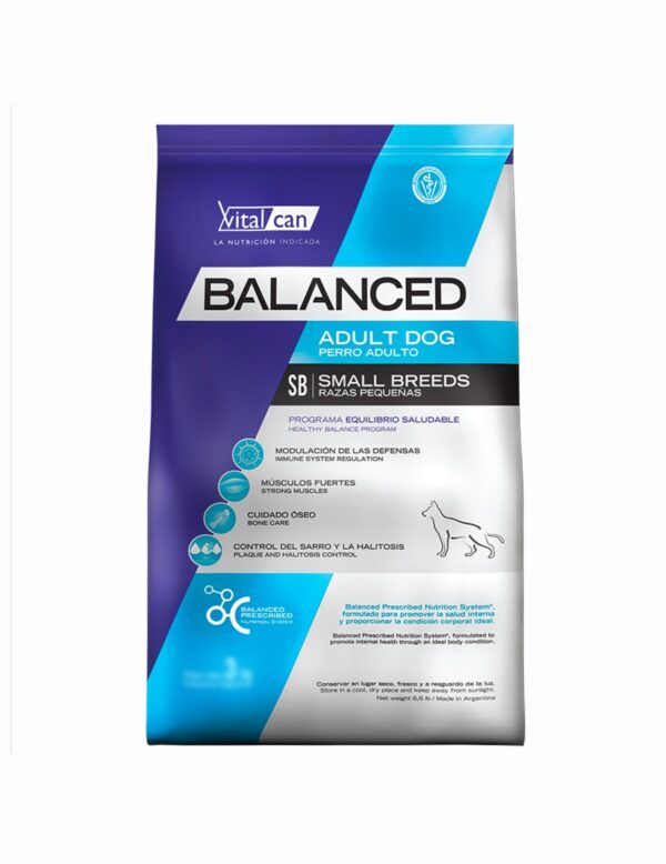 BALANCED PERRO ADULTO RAZA PEQUEÑA 3Kg