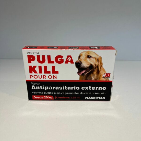 Pipeta Pulga kill pour on perro grande desde 20Kg