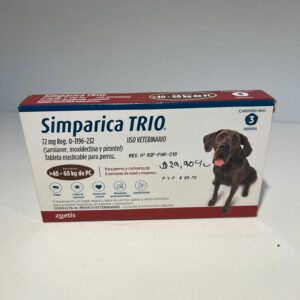 Simparica trio tableta 72mg (40 - 60Kg)